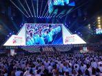 Presiden Prabowo dan Wapres Gibran Hadiri Deklarasi GSN di Indonesia Arena, Disambut Para Menteri