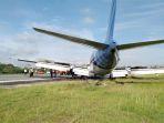 Pesawat Kargo Trigana Air Gagal Terbang ke Wamena akibat Pecah Ban, 3 Penerbangan Ikut Terdampak