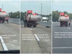 VIRAL Pengemudi Kejar Truknya yang Melaju Tak Terkendali di Tol Semarang-Batang, Begini Endingnya