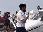 Pesawat yang Mendarat Darurat di Pantai Cilacap Ditumpangi Dua WN Libya
