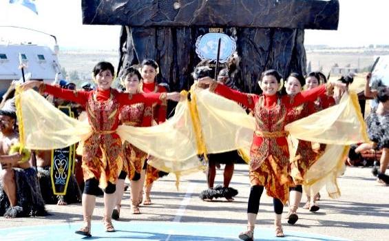 Tim UNIFIL Buat Film Kebudayaan Indonesia di Lebanon - tari2.jpg