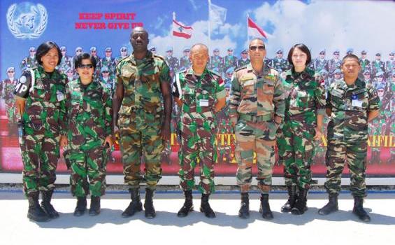 Tim SRI Berkumpul di  Gajah Mada Base UN Lebanon Selatan - 52.jpg
