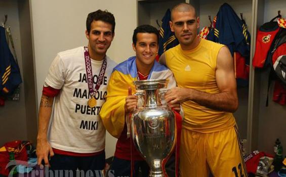 Foto Pesta Kemenangan Timnas Spanyol di Ruang Ganti - 20120702_135899767SJ00074_Spain_v_It_6490_2.jpg