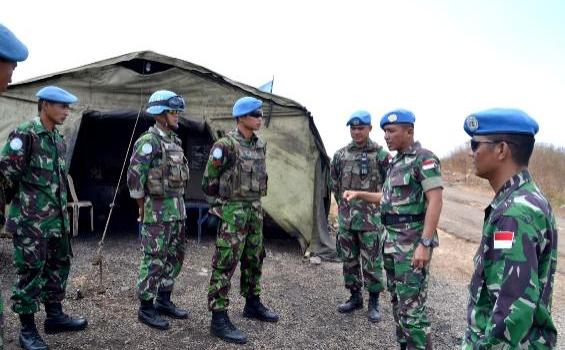 Gaya Kontingen Garuda Saat Disidak di Lebanon Selatan (Foto) - sidak1.jpg