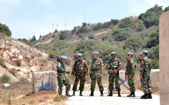 Gaya Kontingen Garuda Saat Disidak di Lebanon Selatan (Foto) - sidak3.jpg