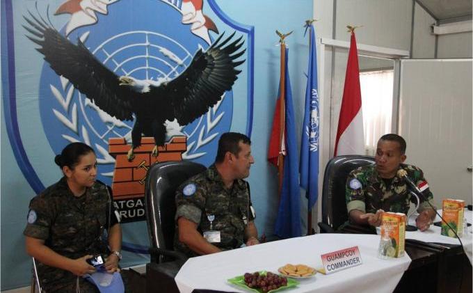 Tentara Cantik Guatemala Berkunjung ke Markas TNI di Haiti - Picture12.jpg