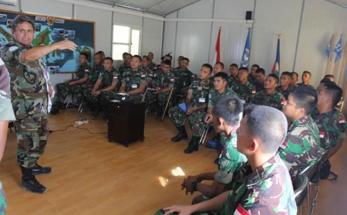 Prajurit TNI Latihan di Delta Camp Port au Prince Haiti - INDUCTION_TRAINING_1_(1).JPG