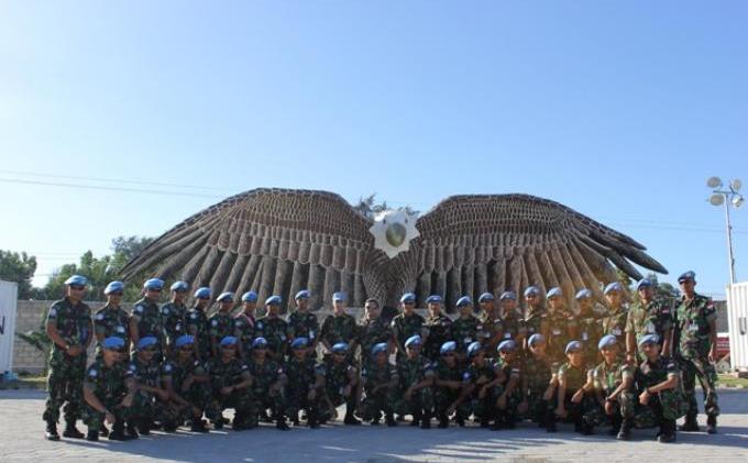 Prajurit TNI Latihan di Delta Camp Port au Prince Haiti - INDUCTION_TRAINING_3.JPG