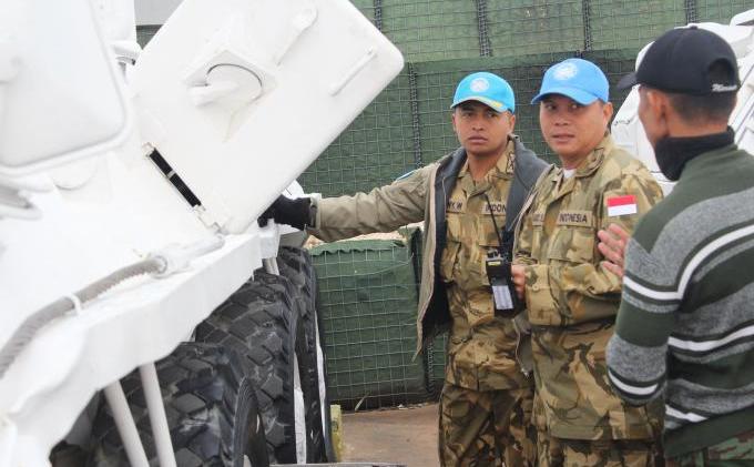 Prajurit TNI Diminta Siaga di Main Gate UNP di Lebanon - Cek_Ranpur_2.jpg