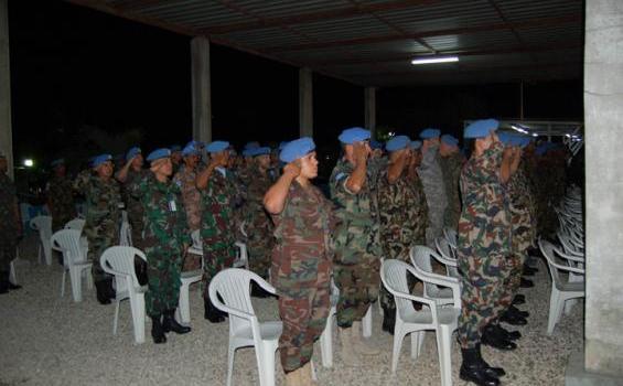 Heningnya Para TNI Saat Farewell Ceremony SRSG di Haiti (Foto) - Picture6.jpg