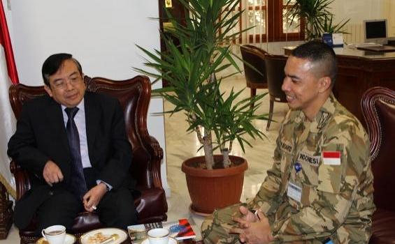 Keakraban Dubes Dimas Samodra Saat Bertemu Prajurit TNI di Lebanon (Foto) - IMG_8656.JPG