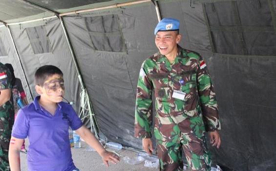 Prajurit TNI 'Diserbu' Anak-anak Lebanon di Children Spring Festival - IMG_1760.JPG