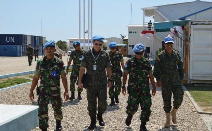 Personel TNI Kumandangkan Lagu Mars Garuda di Haiti - Picture1.jpg