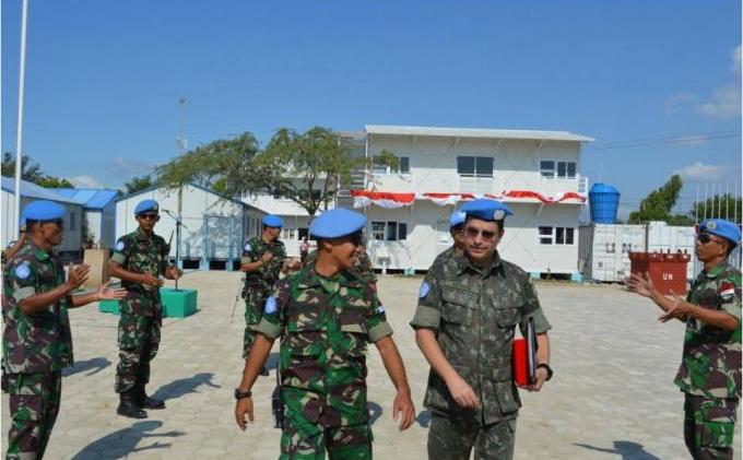 Personel TNI Kumandangkan Lagu Mars Garuda di Haiti - Picture7.jpg