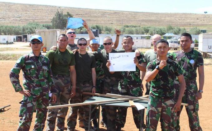 Seru, Aksi Permainan Militer Prajurit TNI Versus FCR di Lebanon - IMG_3987.JPG