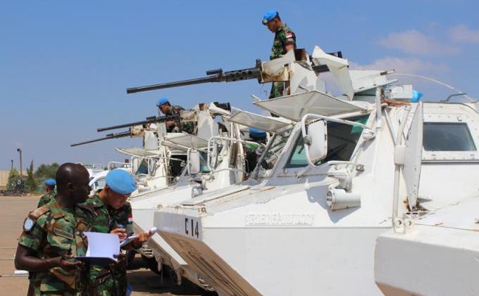 Alutsista Prajurit TNI Diperiksa Tim COE dan UNIFIL di Lebanon - IMG_4604.JPG