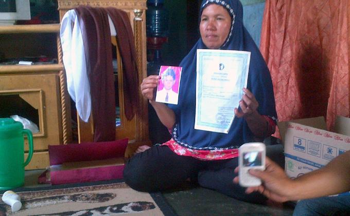 Angraini Berharap Seluruh Potongan Tubuh Anaknya Bisa Ditemukan - siak.jpg