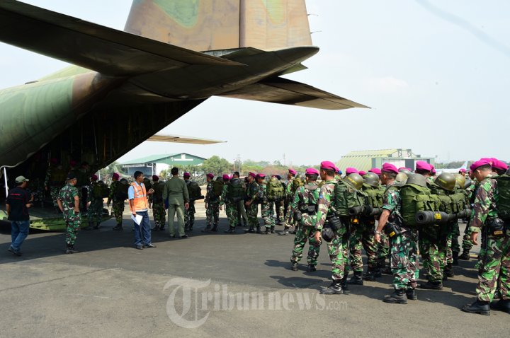 1000 Prajurit TNI diberangkatkan ke Sumsel