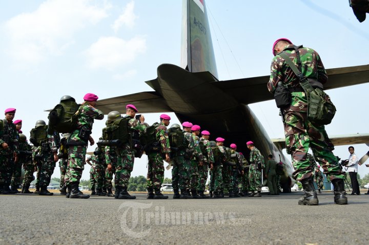 1000 Prajurit TNI diberangkatkan ke Sumsel