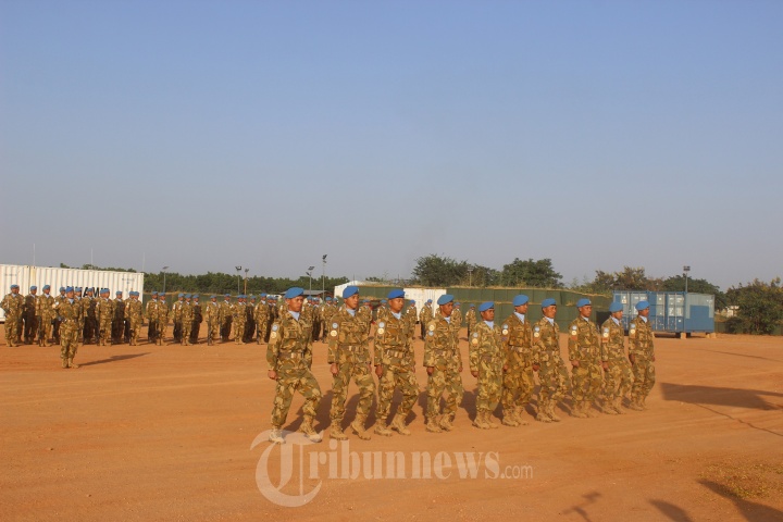 122 Prajurit Indobatt-03 Naik Pangkat di Afrika