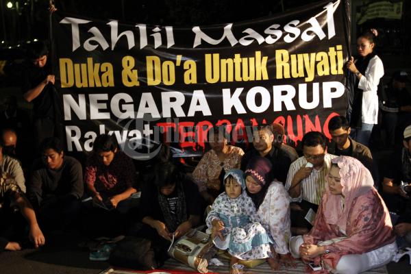 Tahlil Massal Dan Doa Untuk Ruyati