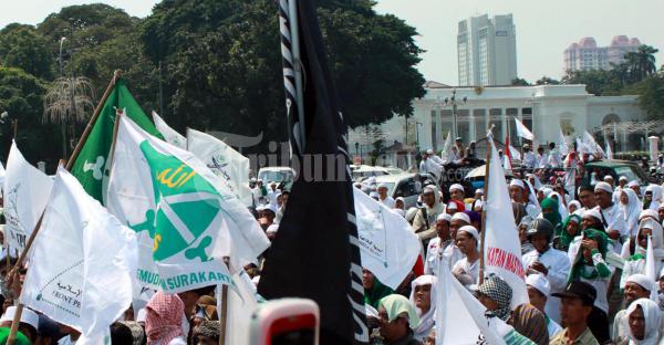Harlah FPI Di Depan Istana Merdeka