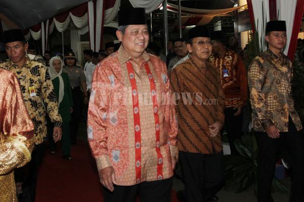 Presiden SBY Dan Wapres Boediono Usai Buka Bersama
