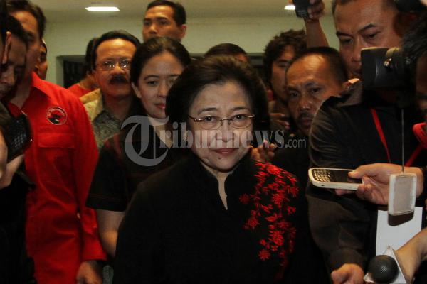Megawati Hadiri Halal Bi Halal PDIP