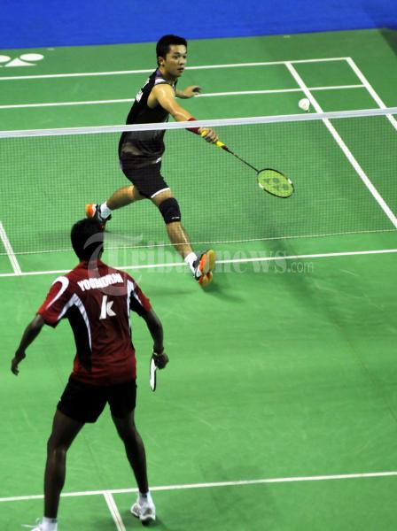 Taufik Hidayat kalahkan Yogendan Khrshnan