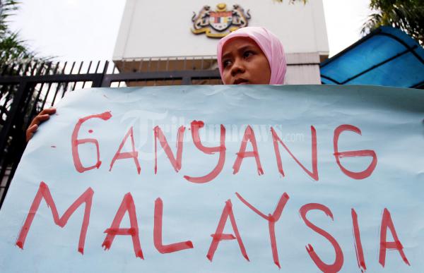 Unjuk Rasa Perbatasan Malaysia
