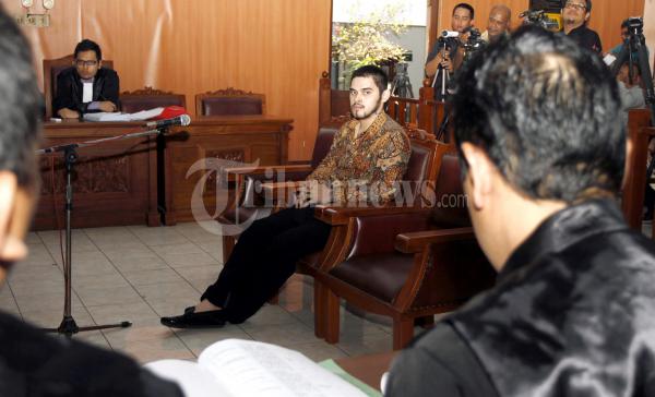 Terdakwa Andhika Gumilang Suami siri Melinda Dee