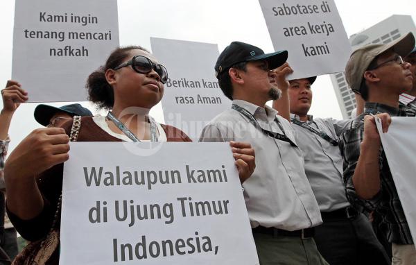 Karyawan PT Freeport Indonesia Tuntut Rasa Aman