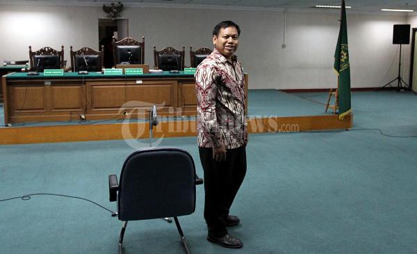 I Nyoman Suisnaya Usai Jalani Sidang