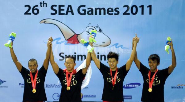 Tim Estapet Putra Indonesia Raih Emas