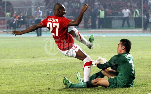 Patrich Wanggai Hampir Cetak Gol