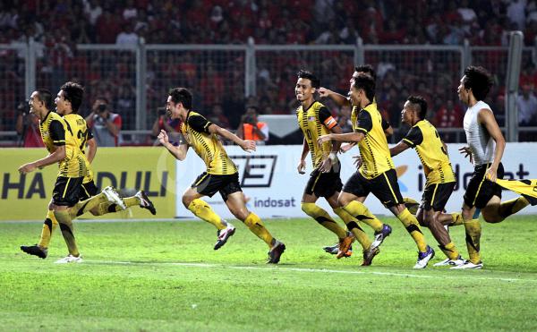 Selebrasi Pemain Malaysia