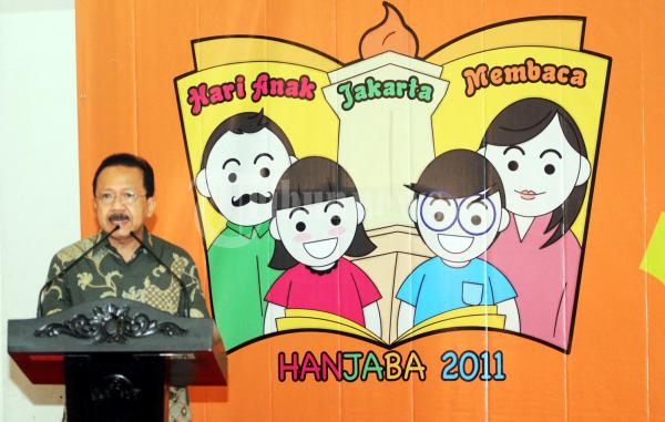 Gubernur Foke Buka Hari Anak Jakarta Membaca 2011