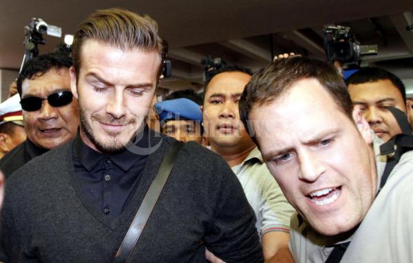 Kedatangan David Beckham ke Jakarta