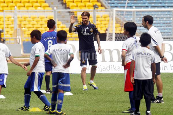 6 Juta Rupiah Coaching Clinic David Beckham