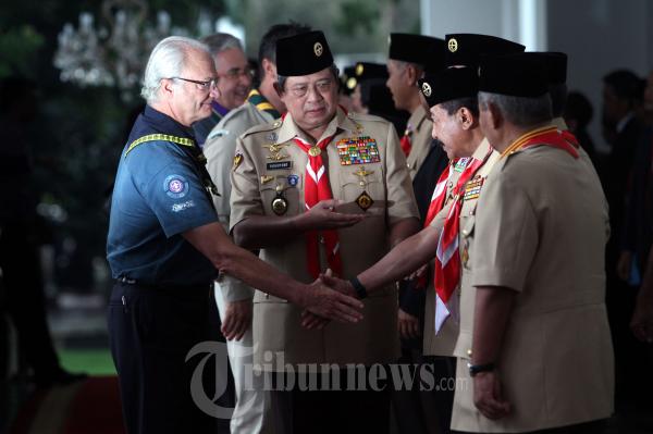 SBY Perkenalkan Anggota Kabinet pada Raja Swedia