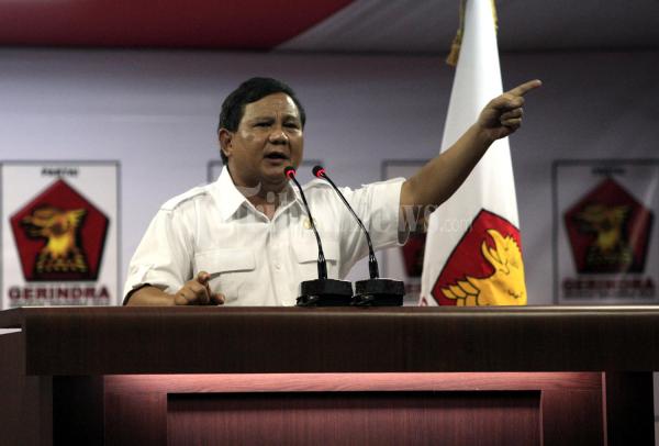 Prabowo Subianto Sampaikan Pidato