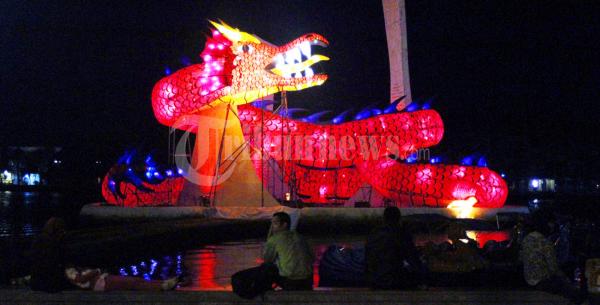 Lampion Naga Air di Ancol