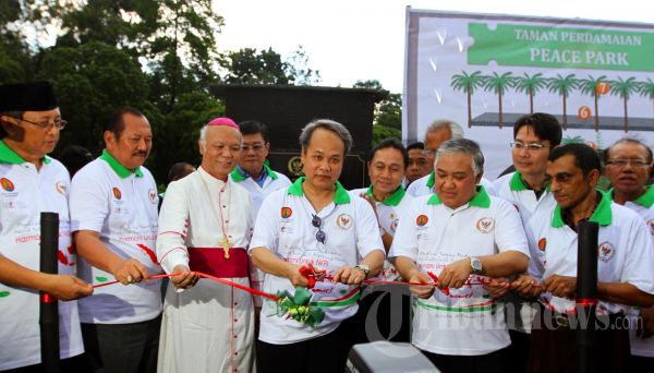 Taman Perdamaian Umat Beragama berada di DPR RI