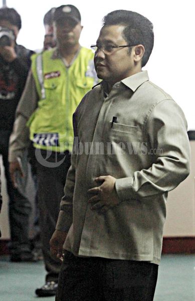 Muhaimin Iskandar Keluar Ruang Sidang