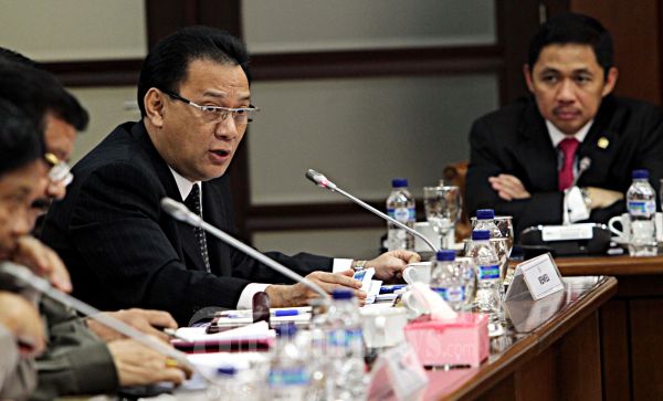 Agus Martowardojo Hadiri Rapat Konsultasi