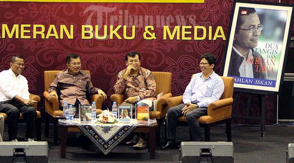 JK dan Dahlan Iskan Diskusi 3 Buku Dahlan Iskan