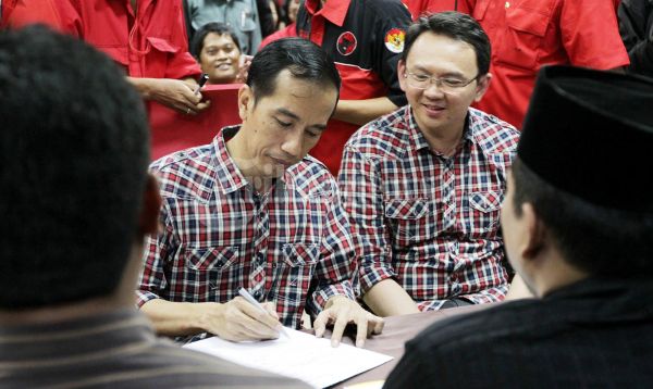 Jokowi dan Ahok Cagub DKI Jakarta