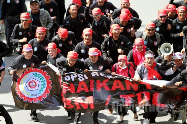 Buruh Demo Kenaikan BBM