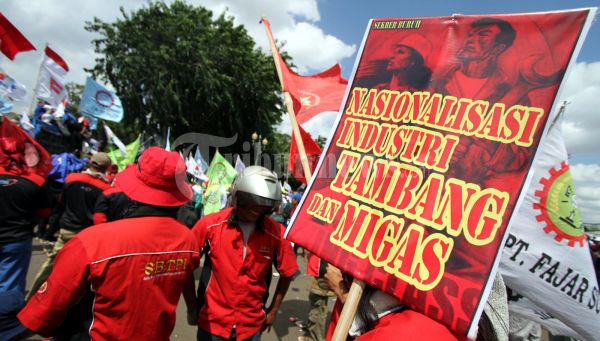 Ribuan Buruh Tolak Kenaikan BBM