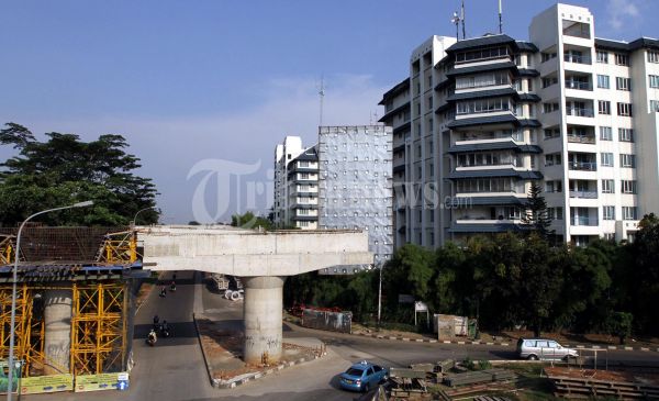 Flyover Antasari Blok M masih dalam Pekerjaan